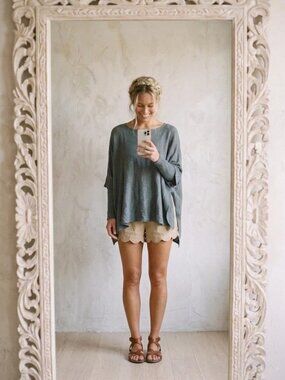 Romeo + Juliet Couture Sage Knit Dolman Sleeve Sweater S/M